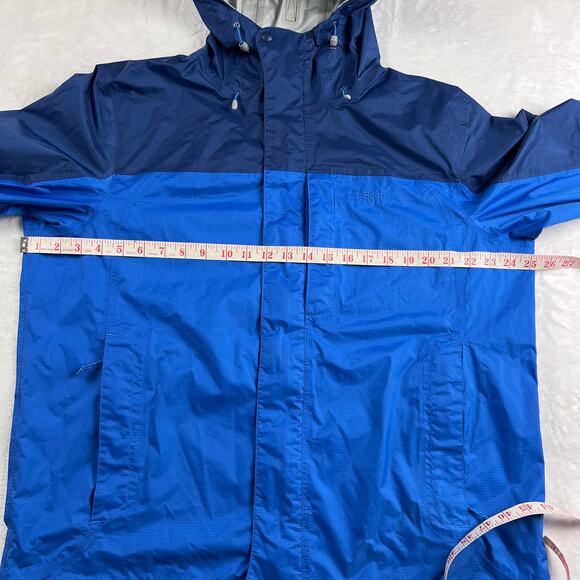 L.L. Bean Men's Blue Raincoat Windbreaker Jacket Size Large - Picture 4 of 8